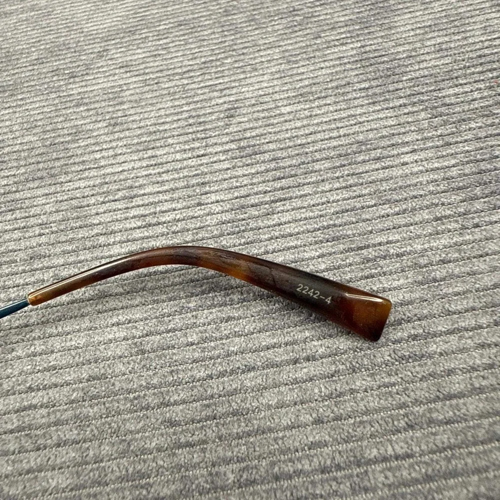 Warby Parker Wallis W 2550 Navy Blue Tortoise Eyeglasses 53-20-145 Semi-Rimless